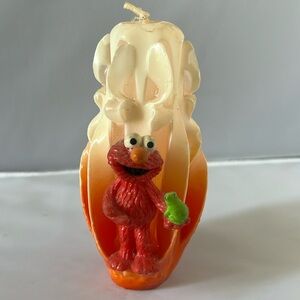 Elmo Carved Candle